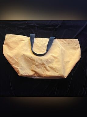 Herve Chapelier Yellow Nylon Tote Bag